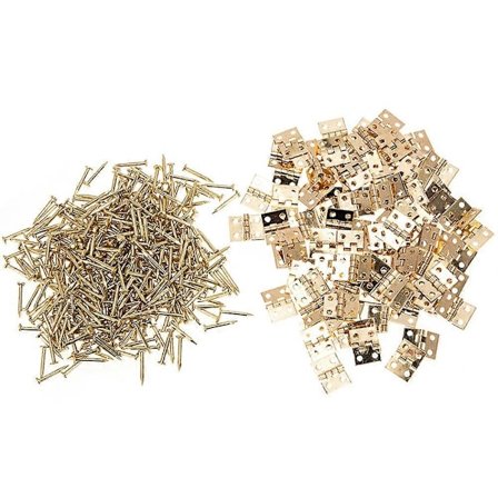 50 stk. Små Hængsler Smykkeskrin Hængsel Træmøbel Hængsel Fuglehus Hængsel