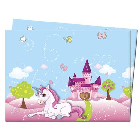 Enhörning Slott Bordsduk 120x180cm - Enhörning Kalas Dekoration - Kalaslagret.se