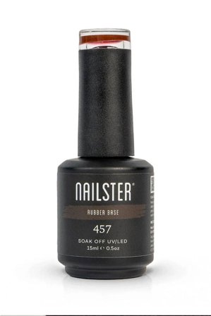 Nailster Rubber Base 457 Mahogany, Makeup, Gelénegle, Base Coat Til Gelneglelak