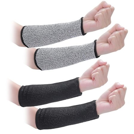 2 paria käsivarsihihoja Taso 5 käsivarsihihat Lämmönkestävät leikkausta kestävät hihat käsivarsien työhön