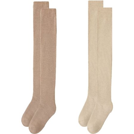 Kvinde Lårhøje Strømper Ekstra Lange Varme Tykke Høje Støvlestil 3 KLB