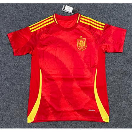 UEFA Euro 24/25 Spania Hjemme Borte Fotball T-skjorte S-2XL Home M