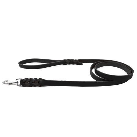Selected by ZOO - Lærsnor Hera Svart 18 mm x 180 cm - Hund - Halsbånd - ZOO.no
