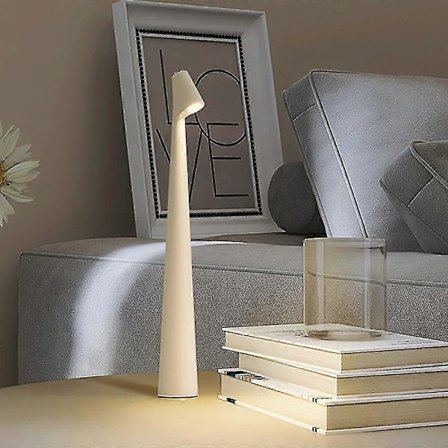 Trådløs bordlampe, genopladelig LED-skrivebordslampe til indendørs og udendørs brug 35*5cm