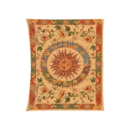 Gobeläng Spådom Sol Heminredning Tyg Väggbonad Sängbord Tapestry