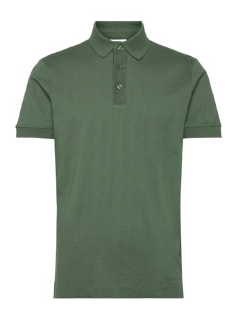 Lindbergh Needle Drop Polo S/S - Green - S