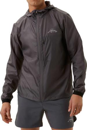 Björn Borg Men's Borg Graphic Wind Jacket Men unlined workout jackets Grey S