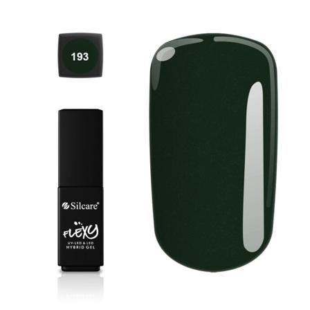 Silcare - Flexy - Hybrid Gel - Color: 193 - 4,5 Gram Mörkgrön