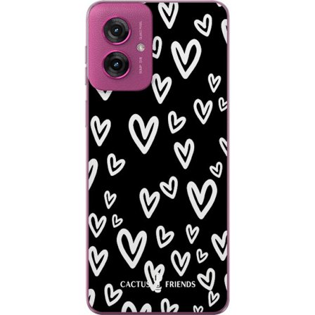 Yhteensopiva Puhelinkuori Motorola Motorola Moto G55 Cactus and Friends - Handdrawn Love Chaos