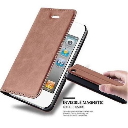 Etui til iPhone 4 / 4s Sammenleggbart telefonetui - Deksel - Med stativfunksjon og kortspor [DB]