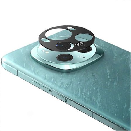 KALEBOL KLB-LPC005 För Honor Magic6 Pro 5G Ihåligt Linsskydd Aluminiumlegering Telefonkamera Ram