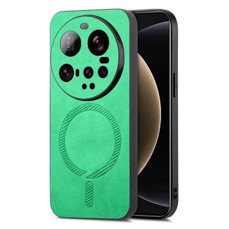 Xiaomi 15 Ultra - Solid Color Retro Magsafe PU Bakskydd