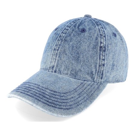 Richardson - Blå unconstructed Keps - 382 Snow Washed Blue Denim Dad Cap @ Hatstore