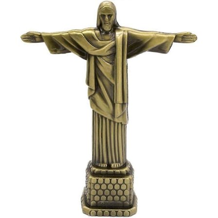 Metall Brasil Kristus Forløseren Jesusfigur Kristus Redentoren-statue