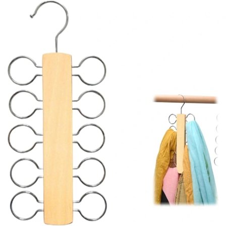 /EA/ 1 st Scarves Hanger, Hängare för Bälten, Slips Hållare, Slips Hängare