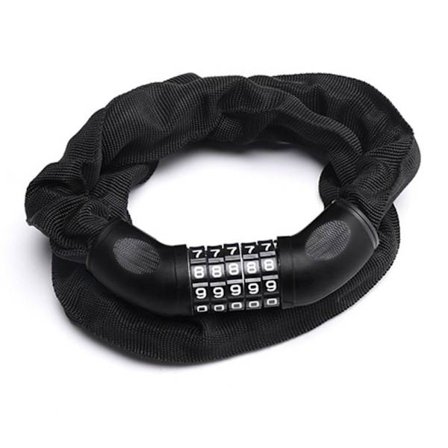 Cykellås Kabelkombination Hængelåskombination Cykellås