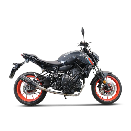 Vollauspuffanlage G.P.R. M3 Black Titanium - Yamaha MT-07 2021-2025