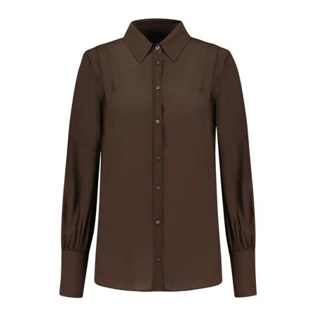 Fifth House Shirts , Bruin , Dames , Maat: M
