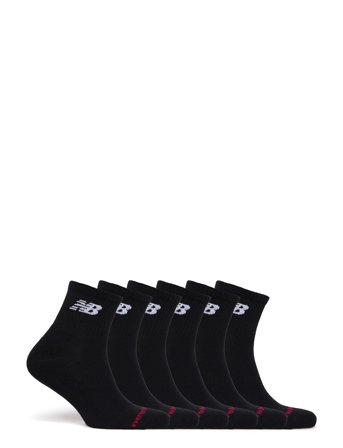 New Balance Everyday Ankle 6 Pairs - Black - S