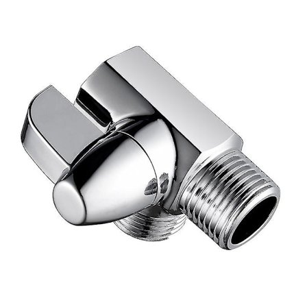 Dusj Diverterventil Adapterventil Dusjsystem Komponent Erstatningsdel For Dusjarm Montert (1 stk, Sølv)