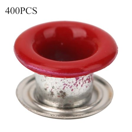 400 sarjaa 3MM metalliset silmäreiät Grommets-laukku Kengän nahkakäsityö Scrapbooking Värilliset silmäreiät