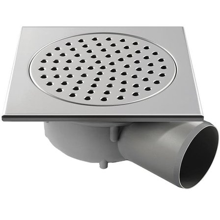 Jafo 7113197 Golvbrunn 163 mm, med sidoutlopp, Inomhusavlopp