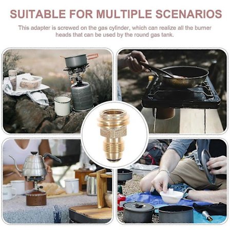 Gasol Propan Anslutning Propan Tank Adapter Propan Snabbkoppling POL till QCC1 Anslutning-FCY