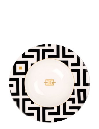 Carolina Gynning Cg Deco Deep Plate - Multi/patterned - Ø 24.5 CM