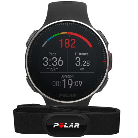 Polar Vantage V Titan + Heartrate Sensor fitness watches Black OneSize