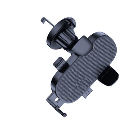 Läderstruktur Roterande krok Air Vent Biltelefonfäste