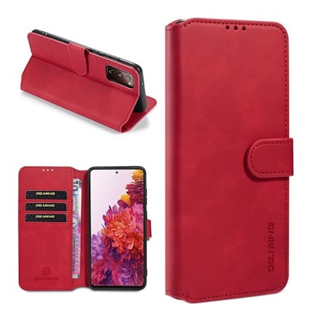 DG.MING Samsung Galaxy S20 FE retrokuoret - Punainen