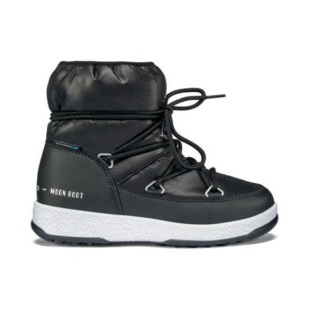 Moon Boot Junior Low Nylon Waterproof Children lined boots Black 28