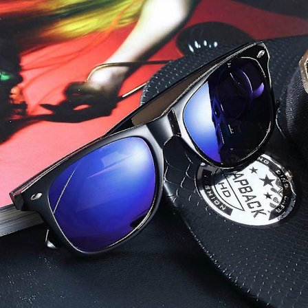 Bærbare klassiske solbriller til mænd og kvinder til udendørs brug med UV400-beskyttelse