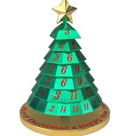Julgran Rpg Tärning Leksaker Dekorationer Familjefest Spel Xmas Gift_y green