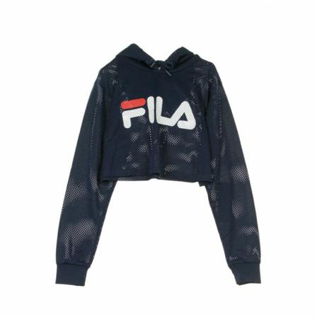 Fila Short lightweight hooded sweatshirt Blå, Dame Sweatshirts