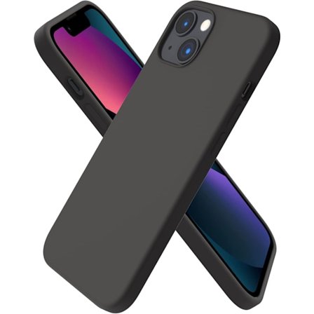 iPhone 13 Skal, Flytande Silikonskal för 6,1 tum iPhone 13, Ultratunt Skal, Fulltäckande Stötsäkert Skyddande Mjukt Skal