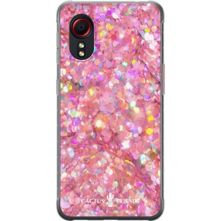 Kompatibel Mobilcover til Samsung Samsung Galaxy Xcover 5 Cactus and Friends – PinkGlitter