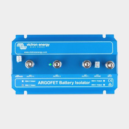 Battery isolator Victron Argofet, 12 - 24 V, 100 A, with connection for 3 batteries