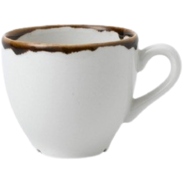 Espressokopp Hvit/Brun 10cl