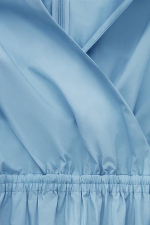 COS Women's V Neck Culotte Jumpsuit in Azul