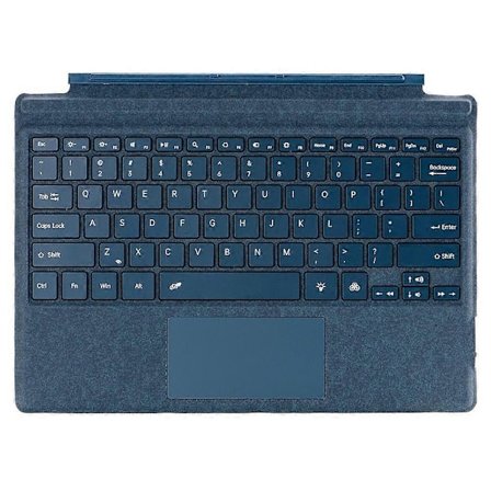 Kompatibelt med Microsoft Surface Pro 7+/7/6/5/4/3 Bakgrundsbelyst Bluetooth-tangentbord med pekplatta - Perfekt