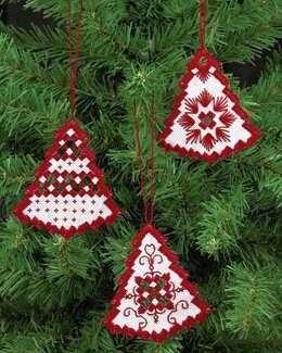 Broderikit Hardangergranar 3-pack