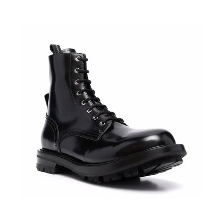 Alexander McQueen Laarzen , Zwart , Heren , Maat: 43 EU Nette schoenen