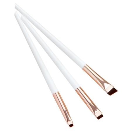 3kpl meikkisiveltimi Eyeshadow Eyeliner Eyebrow Makeup - Valkoi Gold