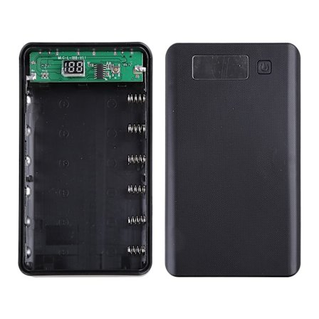 6x18650 Batteri Power Bank för Case Förvaringslåda Mobiltelefon Laddare Batterihållare Laddningslåda för Shell A6 LCD Displa