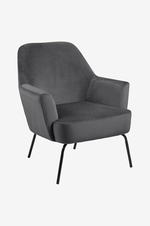 NORDFORM - Loungetuoli Luna - Harmaa - Nojatuolit - - Homeroom