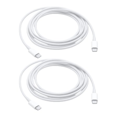 2x USB-C–USB-C Pikalatauskaapeli (2 m)