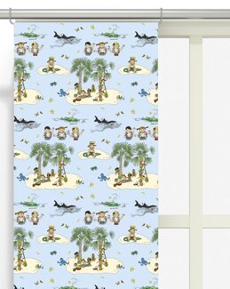 Panellängd Kurrekurreduttön 2-pack Blå - Arvidssons Textil