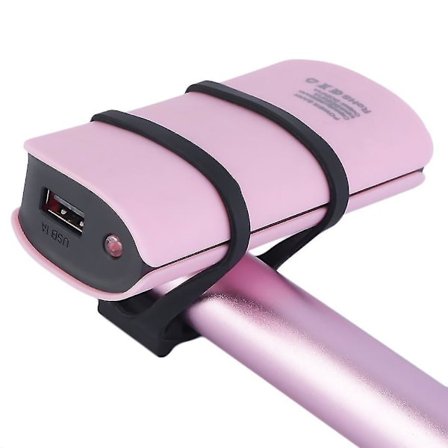 1st Cykel Cykel Silikon Elastisk Bandage Ljus Lampfäste Hållare