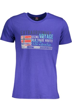 Norway 1963 T-shirt Maniche Corte Uomo Blu